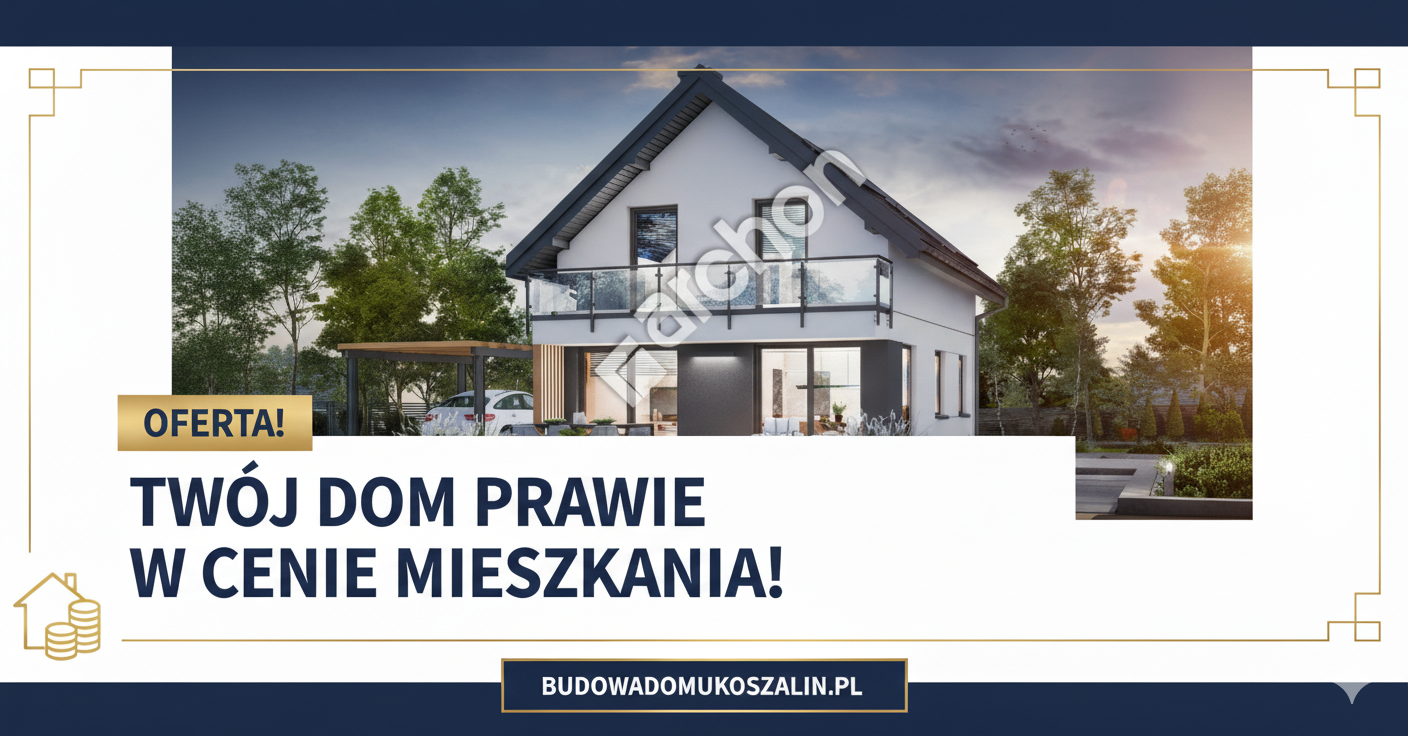🏡 Oto Twój dom wolnostojący! Nowa inwestycja w Konikowie – 3 km od Koszalina 📍